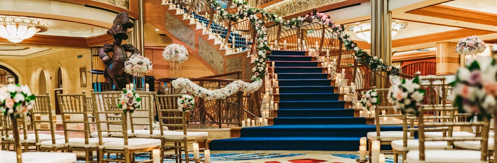 Atrium Disney Cruise Line Weddings Disney S Fairy Tale Weddings