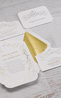 Wedding Stationery Invitations Disney S Fairy Tale Weddings Cinderella Enchanted Invitations