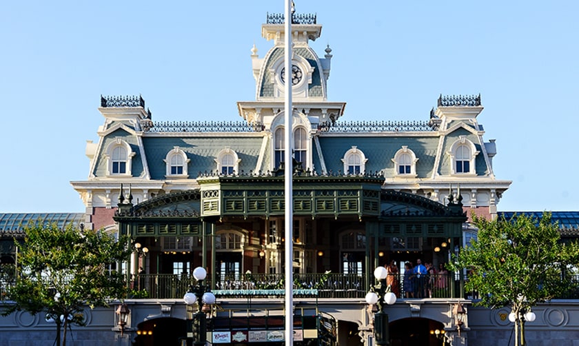 Disneyland 2024 railroad station