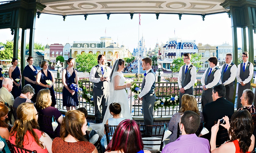 Walt Disney World Railroad Train Station, Florida Weddings