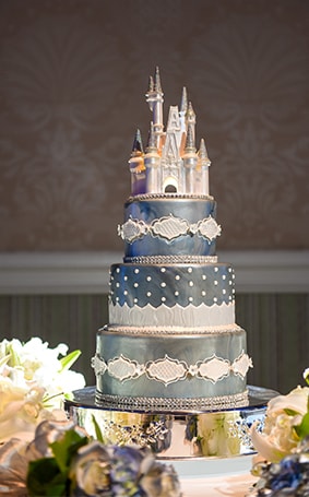 Wedding Cake Wednesday Blue Disney Cinderella Castle Disney Weddings