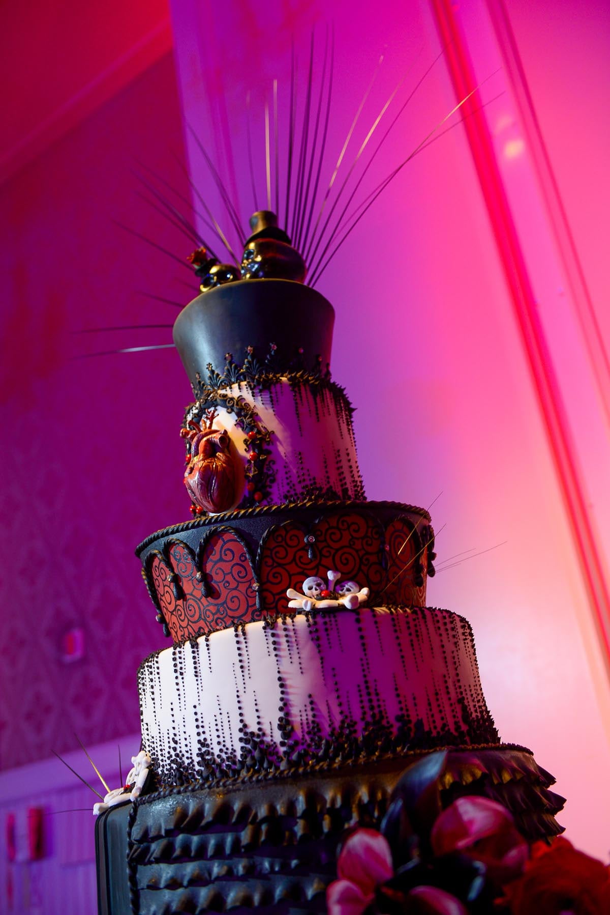  Wedding Cake Wednesday Gothic Cake Disney Weddings