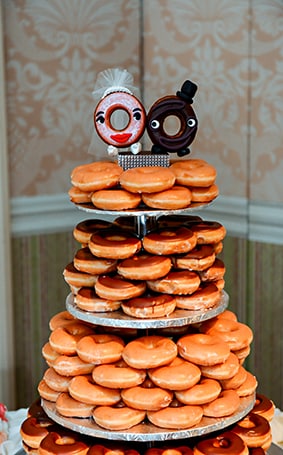 Wedding Cake Wednesday Donut Tower Disney Weddings