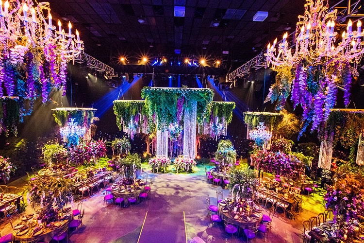 enchanted forest wedding table