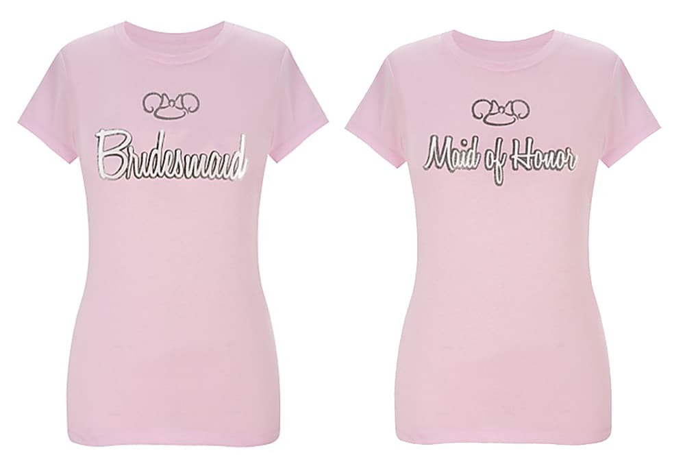 disney bride and bridesmaid shirts