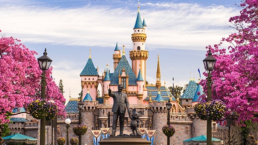 Disneyland Hotel Disney Vacation Club Sleeping Beauty Castle At Disneyland Park In California