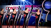 Contest of Champions Nationals Young cheerleaders perform maneuvers
