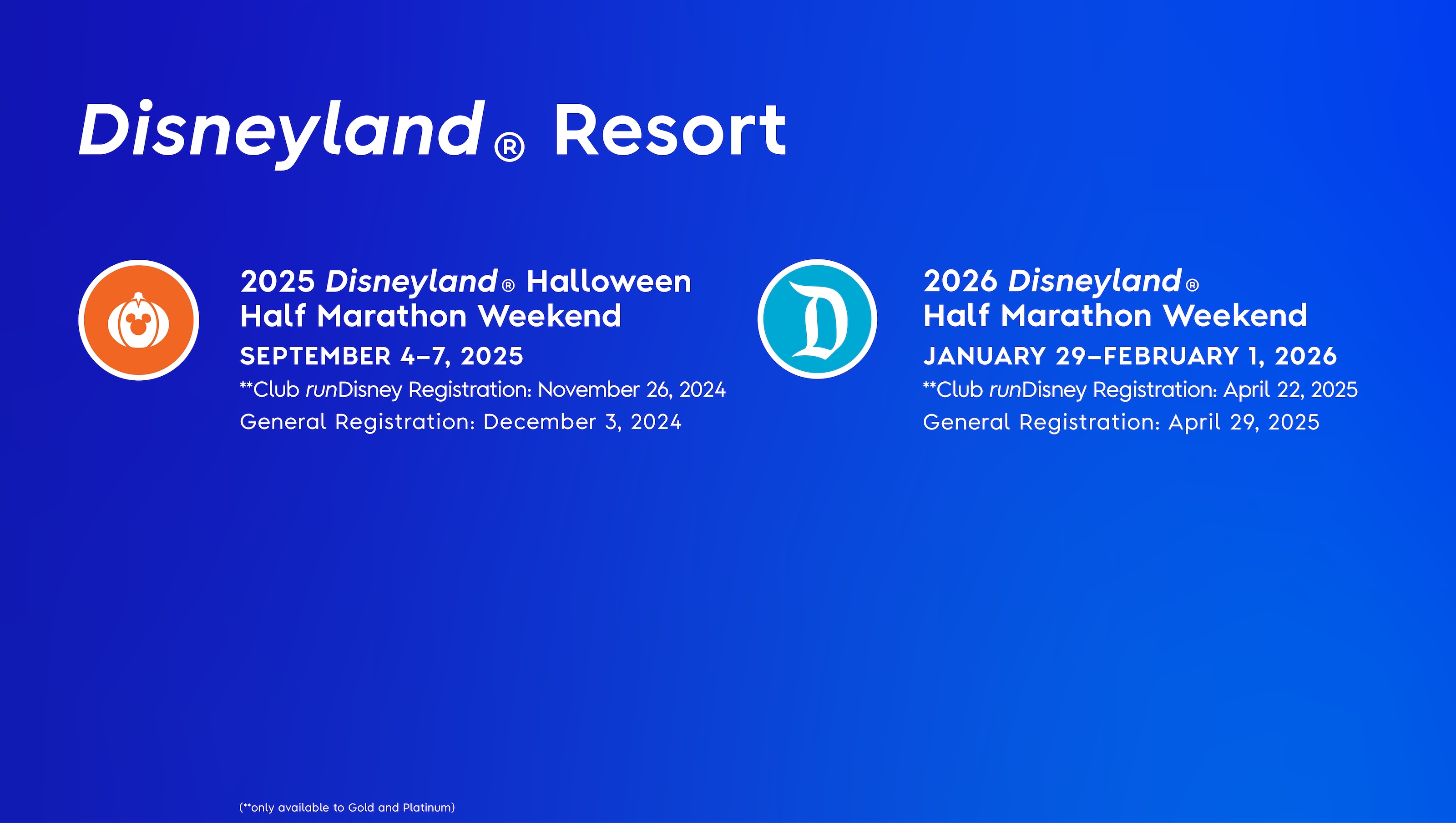 Race Season Calendar runDisney