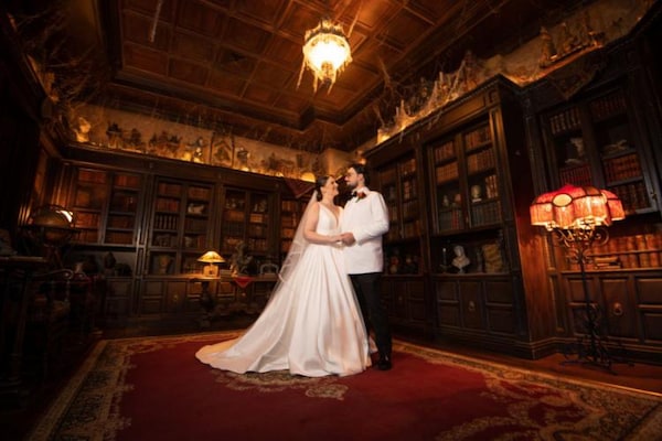 An “Old Hollywood Glamour” Disney Wedding at the Hollywood Tower