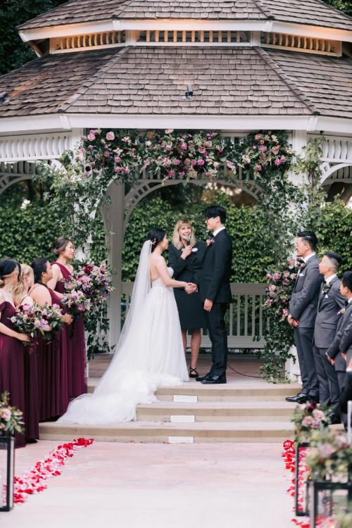 An Elegant Haunted Mansion Holiday Inspired Wedding at Disneyland