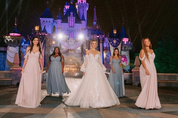 New Disney Weddings Bridal Collection Bridesmaid Dresses Disneyland Coach and More Disney Weddings